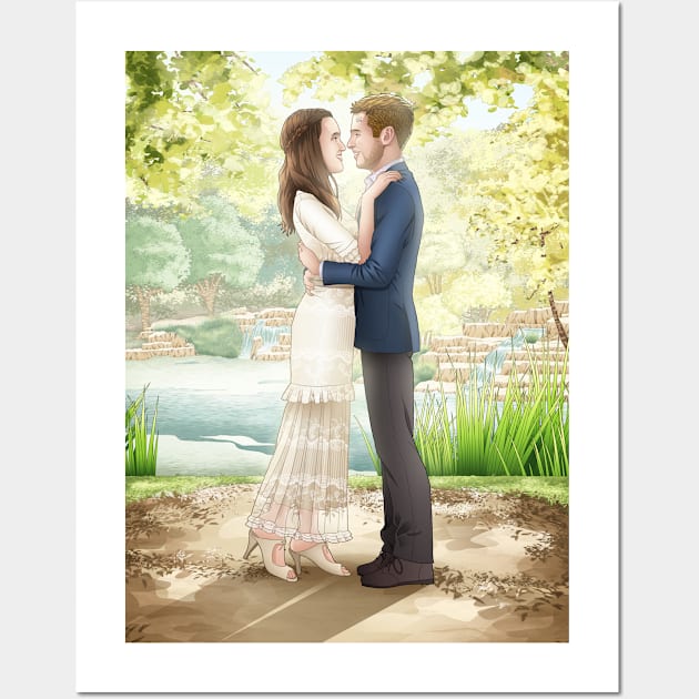 Fitzsimmons - Wedding Portrait Wall Art by eclecticmuse